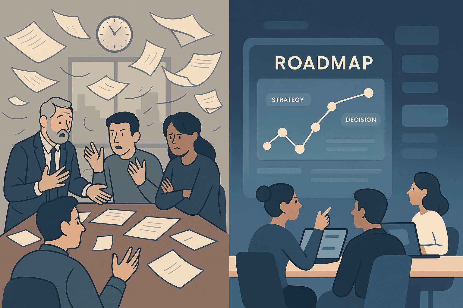 Why Strategy Meetings Fail — and How LLMs Fix It in Seconds